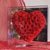 情人节永生花生日礼物【80朵红玫瑰镜面之心】玫瑰花礼盒玫瑰花礼花送女生朋友花店送货上门 商品缩略图0