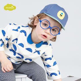 moimoln小云朵童装春夏款儿童帽子卡通布标设计男女宝宝太阳帽LPS1IZCA03