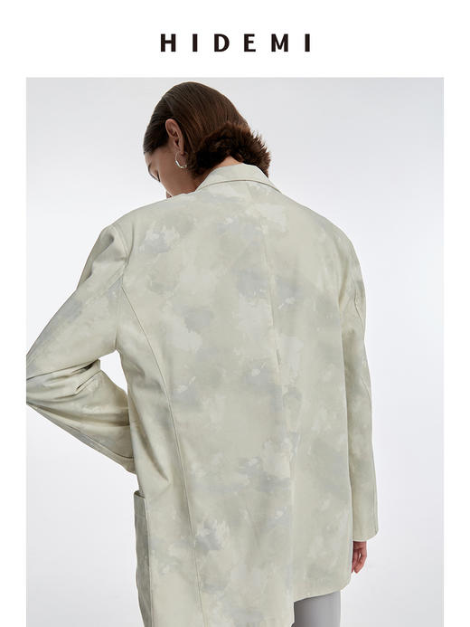 HIDEMI 印花系列三件套 口袋西装/高领打底/长裤 商品图13