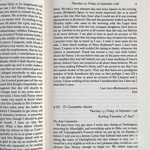 预售 【中商原版】Selected Letters 英文原版 简.奥斯丁书信选（牛津读物） Jane Austen 商品图6