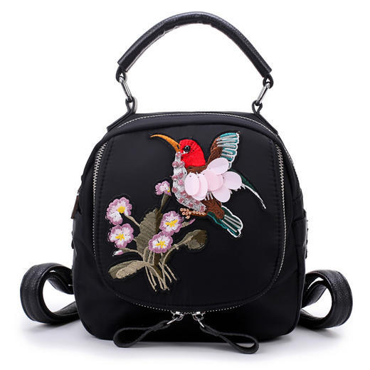 XH-x442019新款牛津水钻女包时尚旅行包 商品图0