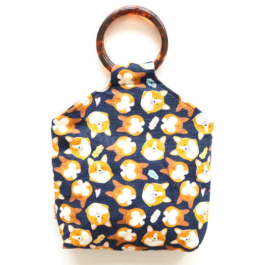 HUJI祤集Amber手提包插画corgi柯基小屁屁 商品图1