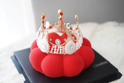 法式慕斯蛋糕 | 草莓乳酪慕斯 - 女王皇冠（红） 商品图1