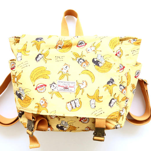 HUJI祤集Carton小盒子双肩包插画香蕉阿柴 商品图2