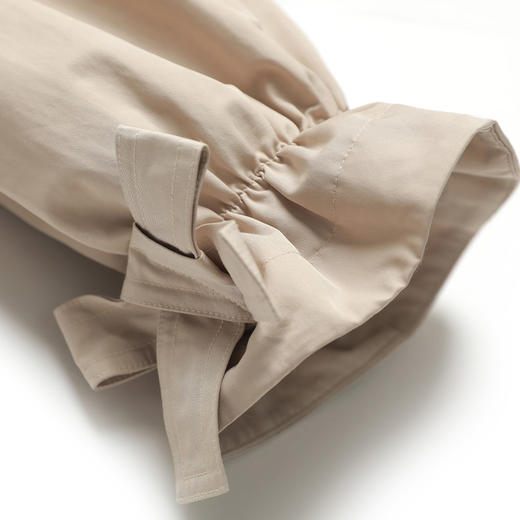 【防水透气棉】mettekids童装蝴蝶结七分袖风衣女童短款春薄外套 商品图5