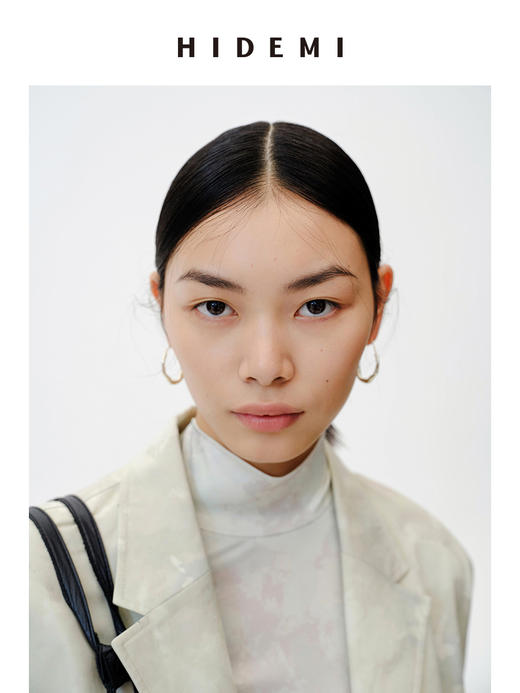 HIDEMI 印花系列三件套 口袋西装/高领打底/长裤 商品图10