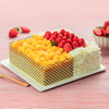 【美味至极】两情相悦蛋糕，多汁芒果慕斯+香甜草莓慕斯，无与伦比的美味（登封幸福西饼蛋糕） 商品缩略图0