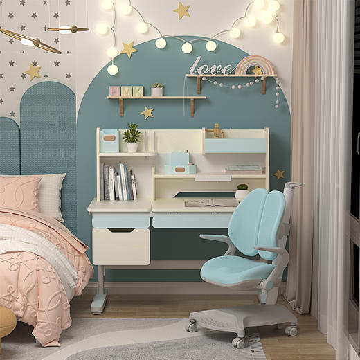 爱果乐新款魔方pro3学习书桌蝴蝶护脊椅50