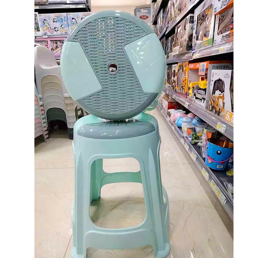 【15.9元/个】强升大号编织圆形凳（1101245） 商品图0