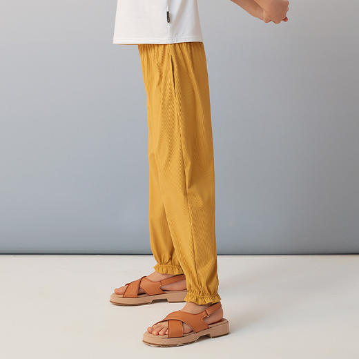 【轻薄速干】童装可爱荷叶边收脚长裤女童春新款休闲裤 商品图6