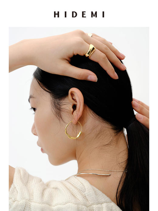 HIDEMI 行囊系列｜简约设计感耳环 商品图12