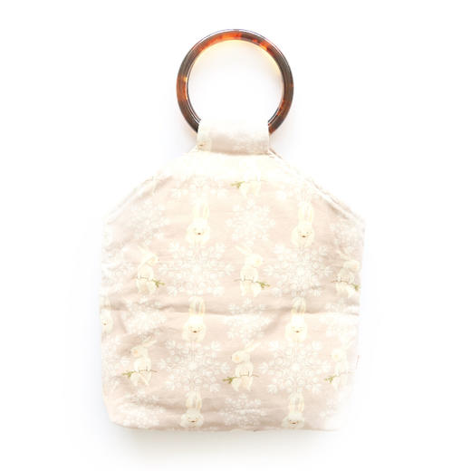 HUJI祤集Amber手提包插画雪花小兔 商品图0