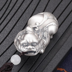 S999银貔貅手把件【YH06400015】纯银2101