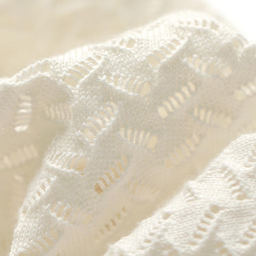 【棉+蚕丝针织外套】童装镂空针织开衫女童春新款短毛衣外套 商品图5