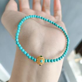 绿松石单圈手串