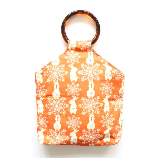 HUJI祤集Amber手提包插画雪花小兔 商品图1