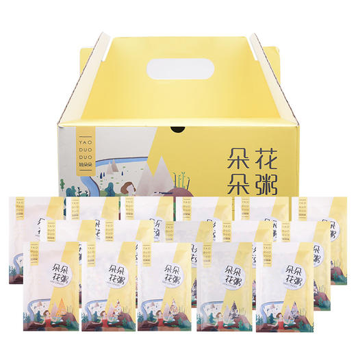 【极物溯源】姚朵朵 朵朵花粥礼盒1600g（8种粥料组合） 商品图0