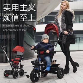 【儿童车】手推车脚踏车婴幼儿推车宝宝童车遮阳蓬