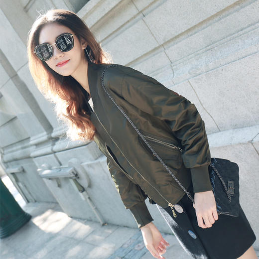 裁缝学苑AG130 棒球服装纸样短款夹克外套女装做衣服裁剪打版图 商品图3