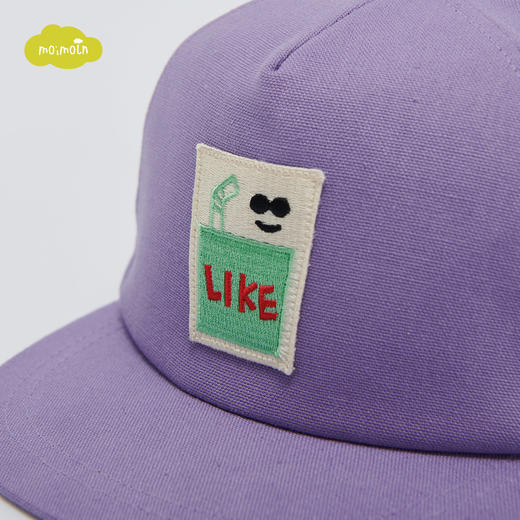 moimoln小云朵童装春夏款儿童帽子卡通布标设计男女宝宝太阳帽LPS1IZCA03 商品图4