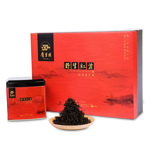 红茶 【2025年】鹰窠顶 特级野生红茶 锦红礼盒 250g 商品图1