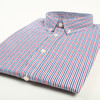 【纯棉红白蓝条衬衫】71211016 男士衬衣 商品缩略图6