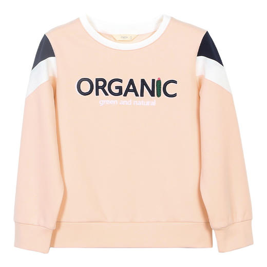 【弹力精纺棉】mettekids童装立体绣花撞色卫衣女童长袖春款外套 商品图7