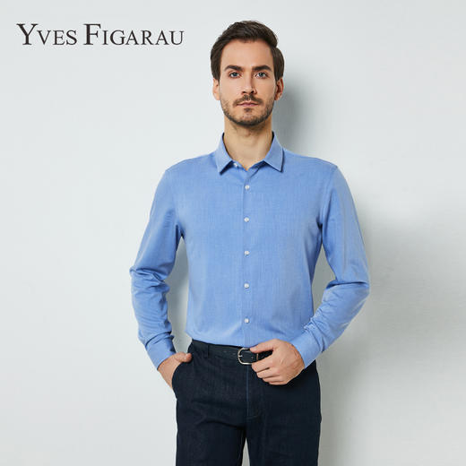 YvesFigarau伊夫·费嘉罗912375休闲长袖衬衫 商品图0