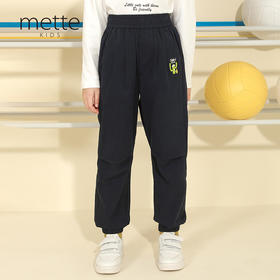 【弹力精纺棉】mettekids童装仙人掌印花休闲长裤男女童运动裤子