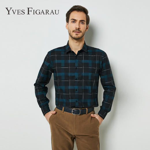 YvesFigarau伊夫·费嘉罗912377休闲长袖衬衫 商品图0