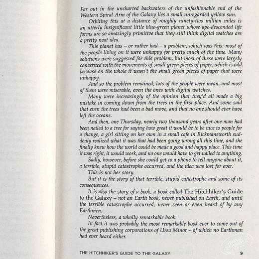 【中商原版】The Ultimate Hitchhiker s Guide to the Galaxy 英文原版 银河系漫游指南合集 五部曲 Douglas Adams 商品图6