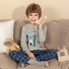 【纯棉抗菌家居套装】童装100%棉家居服套装男童春季新款上衣裤子两件套 商品缩略图1
