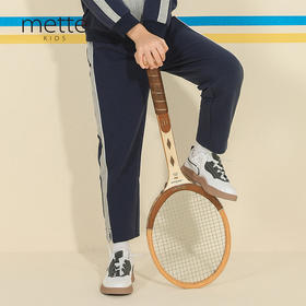 【套装裤子】mettekids童装运动套装长裤男童春季新款条纹休闲裤
