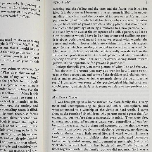 预售 【中商原版】个人形成论 我的心理治疗观 英文原版On Becoming a Person Carl Rogers 商品图7