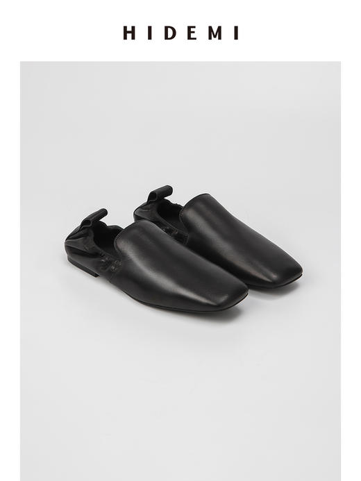 HIDEMI 新款方头小羊皮平底鞋 商品图5