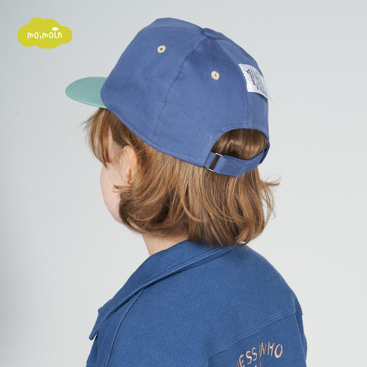 moimoln小云朵童装春夏款儿童帽子卡通布标设计男女宝宝太阳帽LPS1IZCA03 商品图2