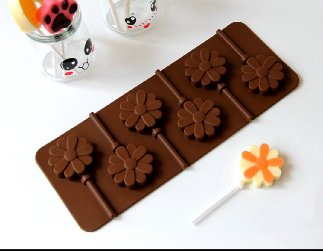 棕色硅胶棒棒糖模具