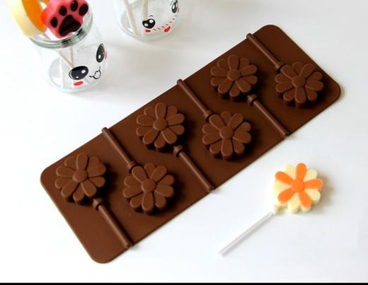 棕色硅胶棒棒糖模具 商品图0