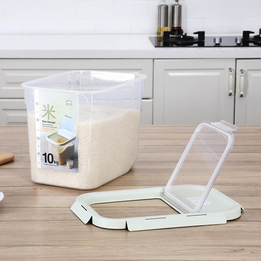 乐扣乐扣 米桶10kg塑料家用防潮防虫日式大号容量20斤装 HPL561 商品图4