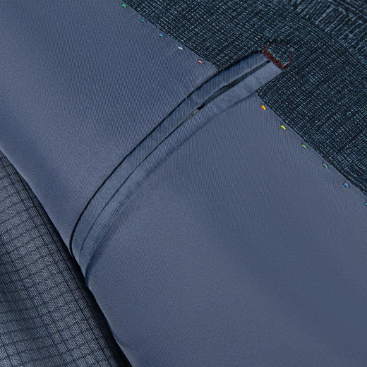 罗蒙西装男外套春夏款休闲暗花潮男弹力小西装单西服开衫 商品图8