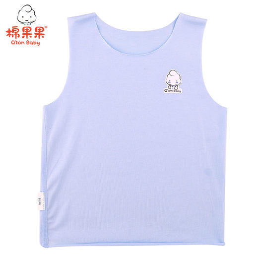 棉果果夏季新品内衣男童女童莫代尔背心M201170421232 商品图1