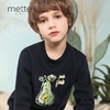 【透气弹力棉】mettekids童装圆领长袖印花卫衣男童春季新款T恤 商品缩略图0