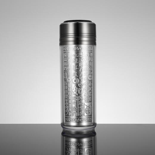 子佩集S999银旋转浮雕杯摆件【DLBJB024】纯银内胆-招财进宝泡茶杯2101 商品图2