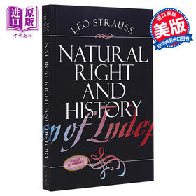 预售 【中商原版】自然权利与历史 豆瓣高分 英文原版 Natural Right and History Leo Strauss