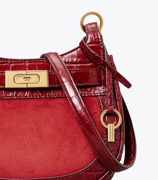 私卖会！Tory burch TB专柜款LEE小号拼皮马鞍包 商品图1