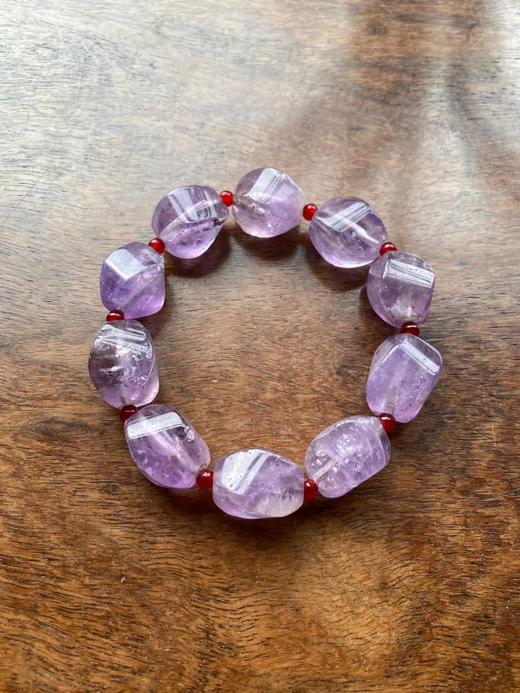 天然紫晶随型珠手链， 顺丰包邮 商品图7