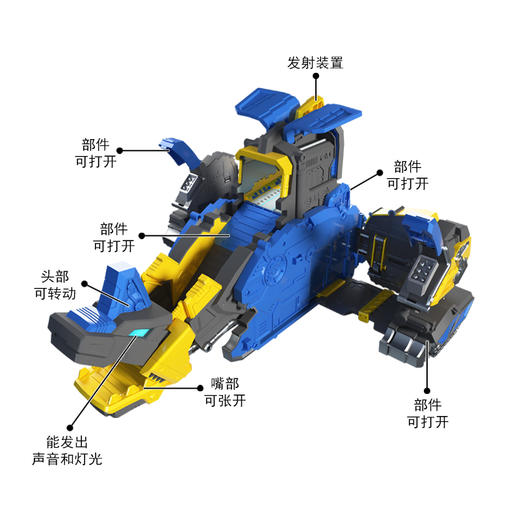 迷你特工队第三季《超级恐龙力量》恐龙基地 商品图3