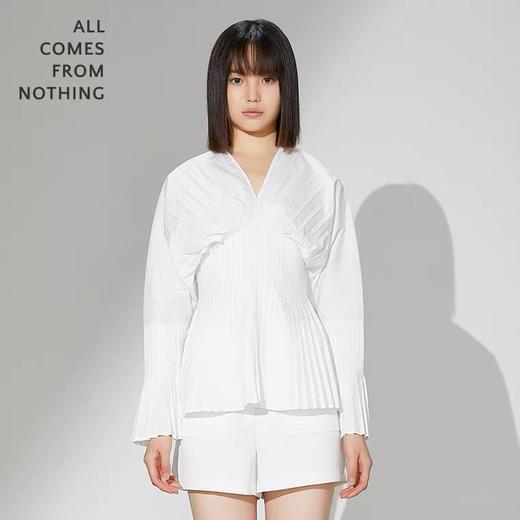 扇形百褶上衣 商品图0