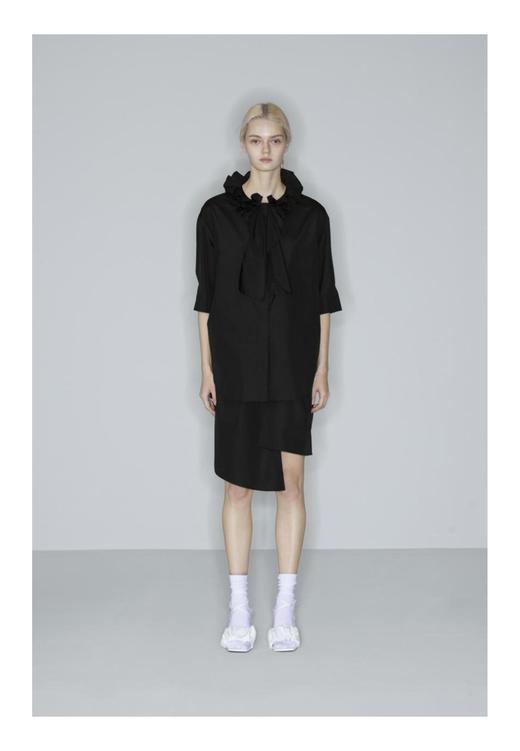 多层溢边长款衬衫 商品图0