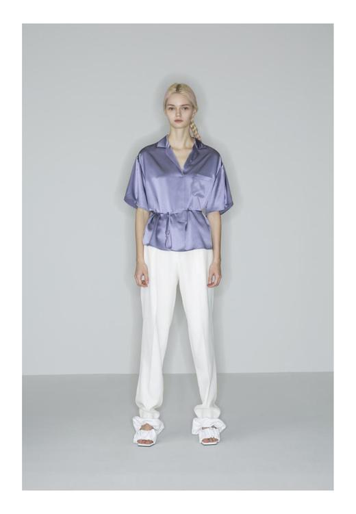 叠褶古巴领衬衫 商品图0